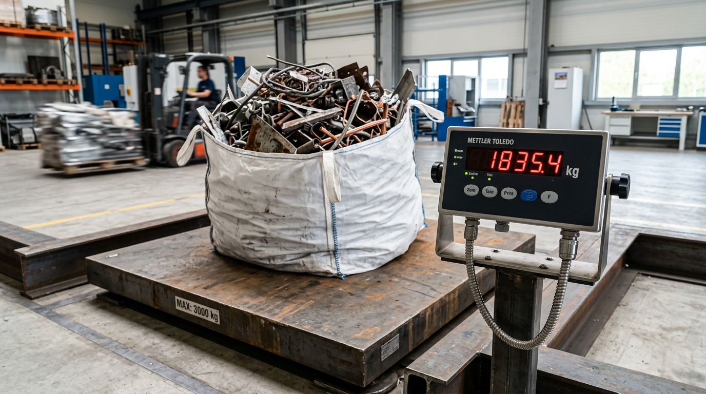 Электронные весы — точное взвешивание металлолома