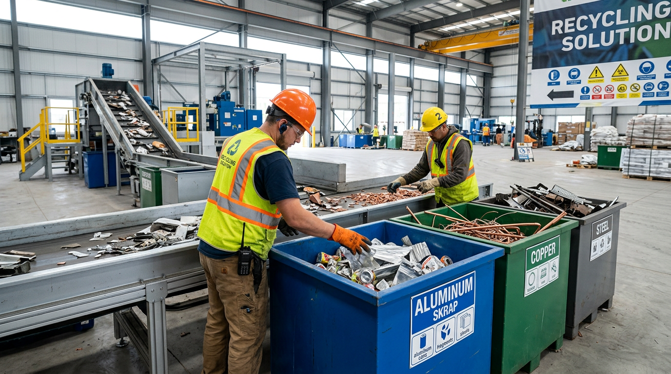 Сортировка металлолома